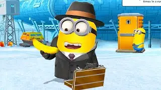 Surfer and Spy minions completed levels 397-398 with Snowboard props