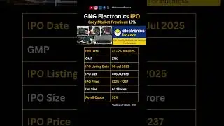 📈Refurbisher Giant GNG Electronics IPO Hits Market on July 23! #IPOAlert 🚀