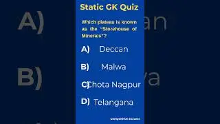 GK Quiz for Competitive Exams #staticgk #generalknowledge #gk #currentaffairs||Competitive Success