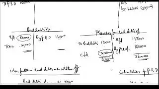 treatment bad debts given in inside trial balance and further bad debts written off