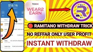🔥 100$ Instant Withdraw Crypto Loot || wear2ear New Crypto Project || Ramitano Withdraw Update