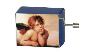 Classic Art Hand Crank Music Box- Thinking Cupid (Ave Maria)