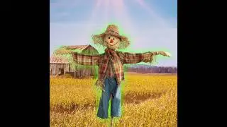 Not Very Scary Scarecrow Jumpscare 🌾😱 Not So Frightening After All!