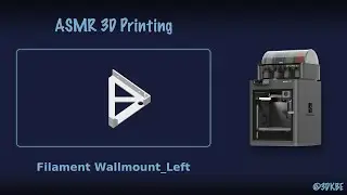 ASMR 3D Printing Filament Wallmount_Left