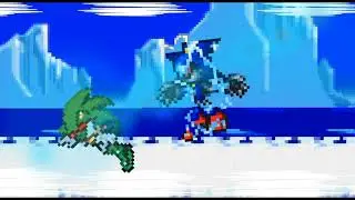 Scourge vs Metal sonic {Sticknodes Sprite Tets}