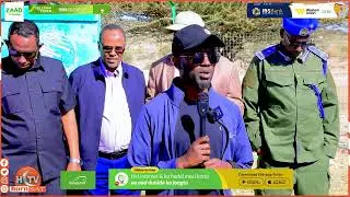 Wasiirka Horumarinta biyaha oo xadhiga ka jarey Laba Riig ceel biyood  Magaalada Ceerigaabo.