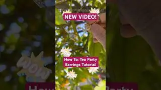 How To: Tea Party Earrings Tutorial using Polymer Clay, Acrylic Paint, Resin & Jewelry Handmade Art