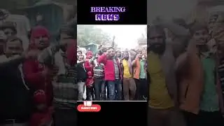 Lathicharge On Truck Drivers Strike #breakingnews #news#short #shorts #viral #viralshorts #trending