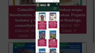 Localizaci&oacute;n de libros digitales en la p&aacute;gina de CONALITEG de Telesecundaria, Tercer Grado