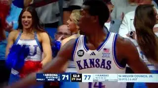 Kansas' Melvin Council takes it to hoop and scores vs. Arizona