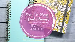 TWO GOAL PLANNERS?! | How I'm Using the MakseLife and Powersheets Together in 2021