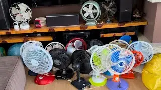 COMEÇAMOS A CONTAGEM DOS VENTILADORES DA COLEÇÃO!!!