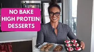 3 NO BAKE HIGH PROTEIN DESSERTS FOR FAT LOSS!