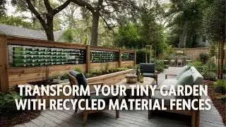 Transform Your Small Garden with Recycled Material Fences &ndash; Smart, Stylish, and Sustainable Ideas