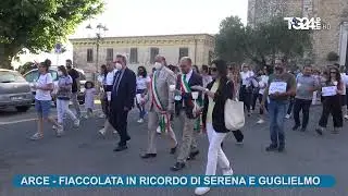 Arce - Fiaccolata in ricordo di Serena e Guglielmo Mollicone