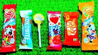 ASMR Rainbow Candy Feast 🌈🍭 | Colorful Lollipop Collection & Chocolate Unpacking 🍫😋