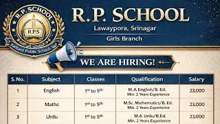 23000k Salary Private School Vacancies 2026 | Teaching & Non-Teaching Jobs | Apply Online