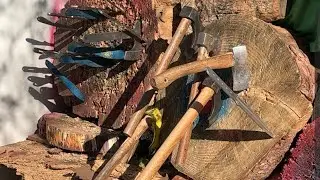 Challenging Axe and knife throwing in real life on Dangers Edge{ outdoor adventures and live streams