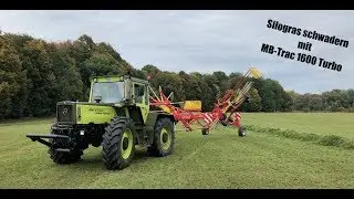 *[GoPro]*[CabView]*[+Sound]* MB-Trac 1600 Turbo | Silogras schwadern 2018 | Agrarvideos Schreyer