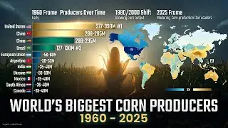 World&rsquo;s Biggest Corn Producers 1960&ndash;2025 | USA Dominance?