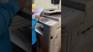 C5235i adjusts color after change drum #photocopy #repair