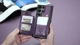 CaseMeCover.com Samsung Galaxy S24 Ultra RFID Blocking Card Holder Case