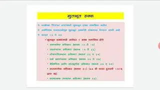 Fundamental Right in Marathi
