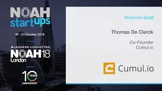 Cumul.io - NOAH18 London