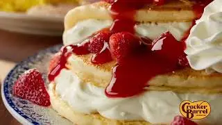 Cracker Barrel Commercial 2025 - (USA) &bull; Stuffed Cheesecake Pancakes w. Oreo