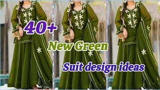 New 40+ green dress design ideas | Green suit design ideas | Trendy green colour dress desigs
