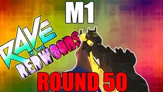 M1 On ROUND 50 - RAVE IN THE REDWOODS (Infinite Warfare Zombies)