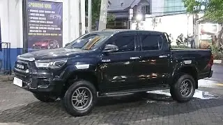 Hilux Modif Velg Hsr Boroko BLY 01 R17 Sandy Grey Tampil Ganteng #hsrwheel #hilux