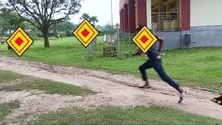 DUO TEMPLE RUN: temple run blazing lost jungle in real life!game
