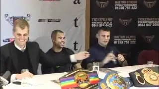 Hatton Promotions Road To Glory press conference