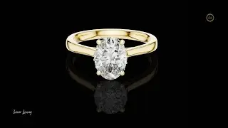 Classic Charm Oval Cut Engagement Ring #ivevar #usa #jewelry #ring