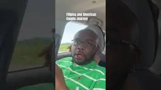 Путешествие ожидания филиппинской и американской пары