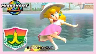 Mario Kart World - Banana Cup, - 100cc | Vacation Peach Gameplay