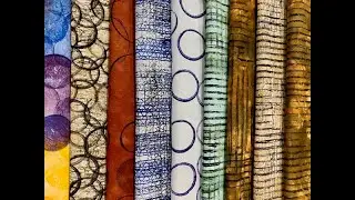 Printing Fabric with Found Objects