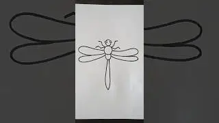 How to Draw a Dragonfly