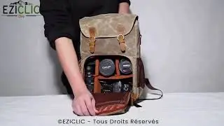 Le Sac &agrave; dos photo vintage qui vous permet de d&eacute;gainer votre appareil photo en 1.1 seconde - L'Adams
