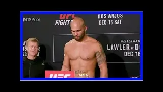 Ufc on fox 26 weigh-in results: one fight canceled