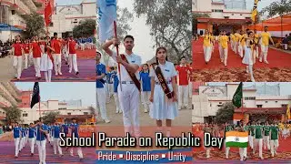 School Parade on Republic Day 🇮🇳 | Pride &bull; Discipline &bull; Unity