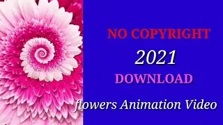 #Shorts Flowers Animation Background video No copyright