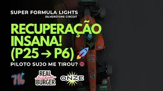 ESCALADA ÉPICA EM SILVERSTONE! 🚀 De P25 ao P6 (e o desastre final) | iRacing SFL