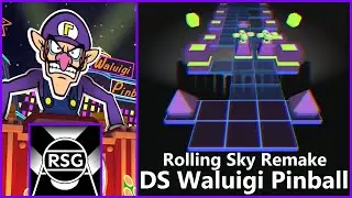 DS Waluigi Pinball | Rolling Sky Remake (5-Stars Level)