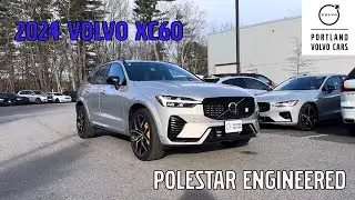 2024 Volvo XC60 T8 Polestar Engineered in Silver Dawn