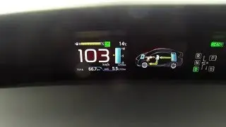 Toyota Prius 2016 122 cv hybrid acceleration 0-100 km/h