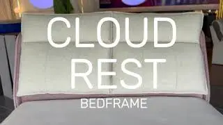CLOUD REST Bed &ndash; Comfort Headboard | Easy-Clean & Customizable Design