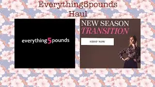 Everything &pound;5 Pounds Haul / E5P / Over 50&rsquo;s Fashion / Try On