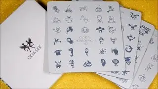 New Cici&Sisi Halloween Acrylic Stamping Plates